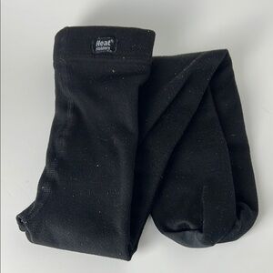 HEAT HOLDERS Kids Size 5-6 Black Thermal winter Tights